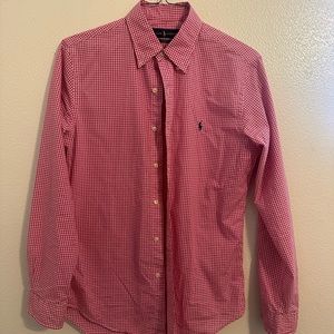 SOLD Pink Slim Fit Ralph Lauren Button Up